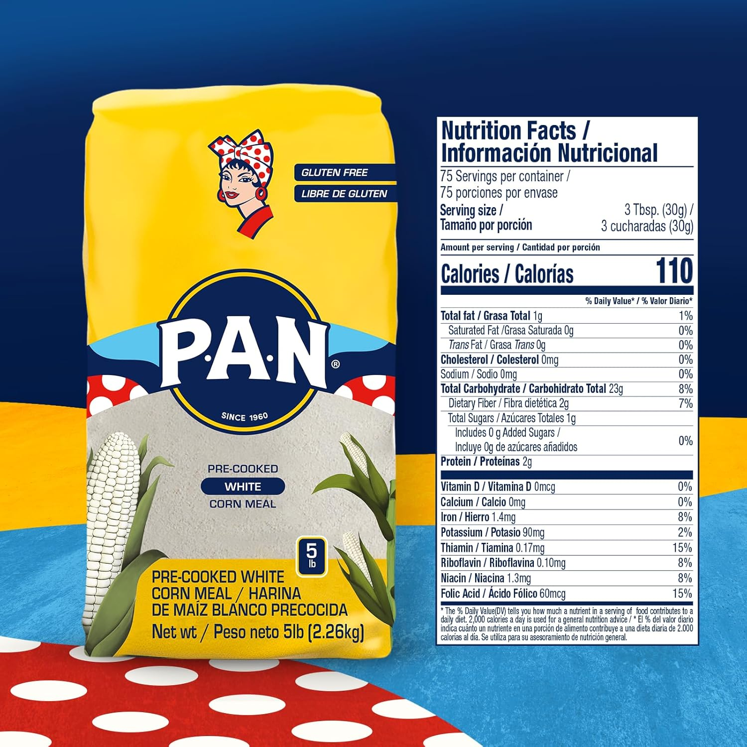 PAN White Corn Flour 2.2 Kg