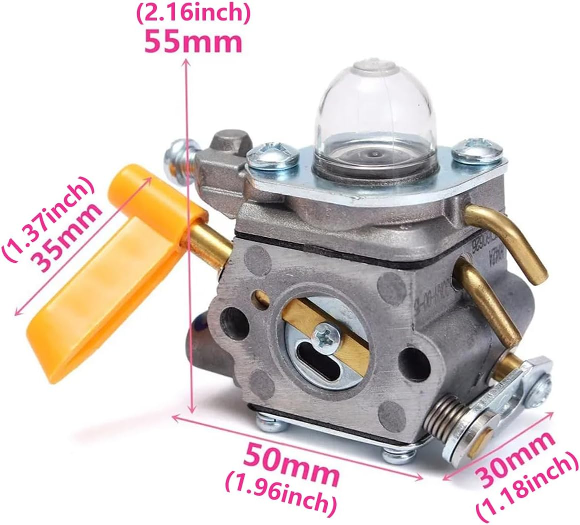 AIMALL Replacement Carburetor Compatible with Stens 616-428, Ryobi 308054013, Homelite 308054013, Zama C1U-H60, 2.16 X 1.37 Inch image number 4