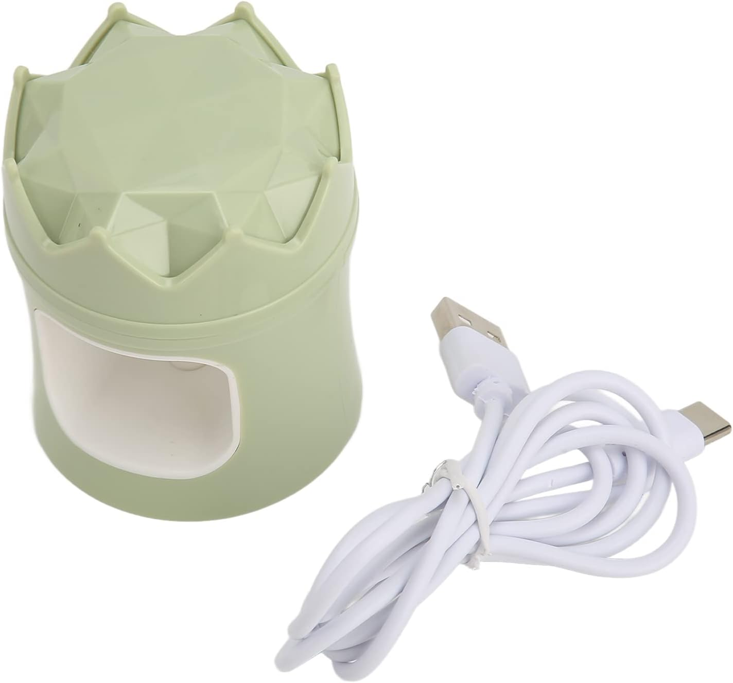 Mini Nail Polish Gel Dryer Soft Lighting Portable Nail Gel Curing Lamp 6Pcs Light Chips (Green) image number 3