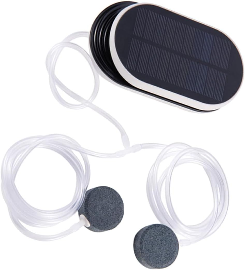 Solar Oxygenation Pump Portable Sun Powered Aerator with Copper Core and Lithium Battery for Outdoor Ponds Fish Tanks and Garden Water Oxygenation image number 4