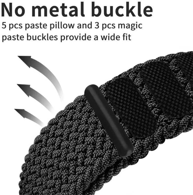 Nylon Strap for CMF by Nothing Watch Pro 2 Strap, Nylon Braided Velcro Strap for CMF by Nothing Watch Pro 2 Bracelets for Men Women Sport Loop Band for CMF by Nothing Watch Pro 2 (2) image number 6