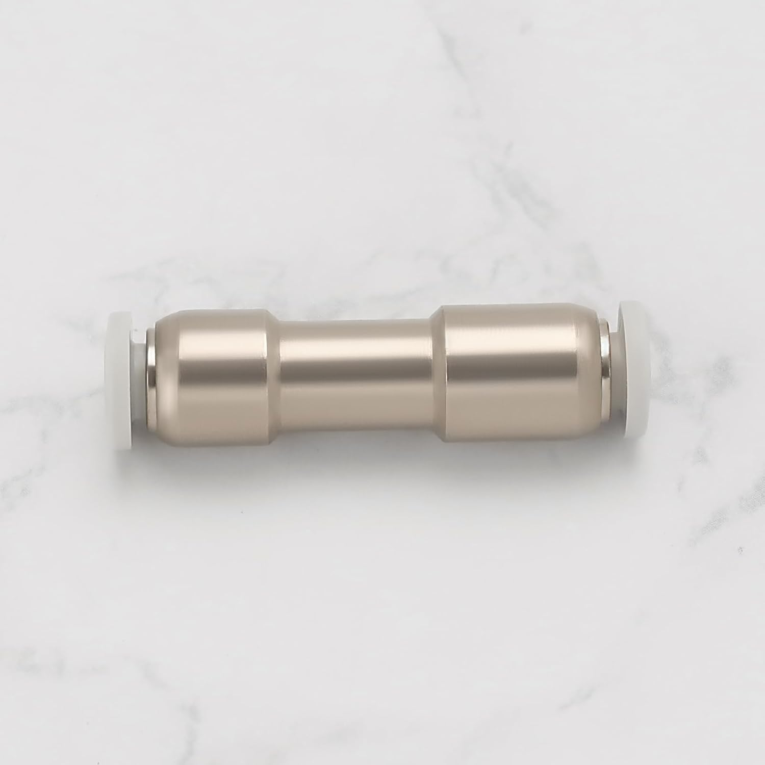 Emsea 2PCS Pneumatic One-Way Check Valve Inner Diameter 4Mm 9.9X39.2Mm Nickel-Plated Brass Compressed Air Connector for Vacuum Air Compressor Pump image number 1