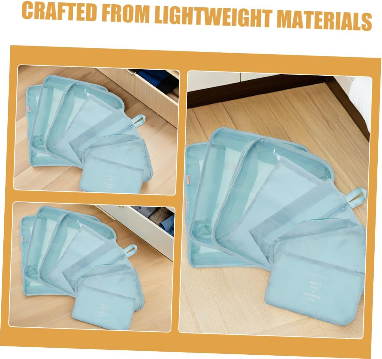 CTIRCHIU 14Pcs Packing Cubes Set for Travel Organizer Bag Suitcase Organizer Packing Cubes for Travel Storage Bags for Suitcase image number 1