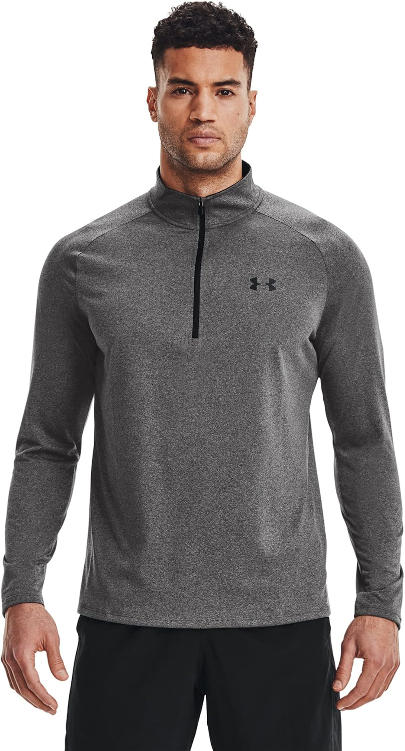 Under Armour Men'S Tech 2.0 1/2 Zip-Up T-Shirt Shirt, Academy Blue (409 Steel, X-Large US