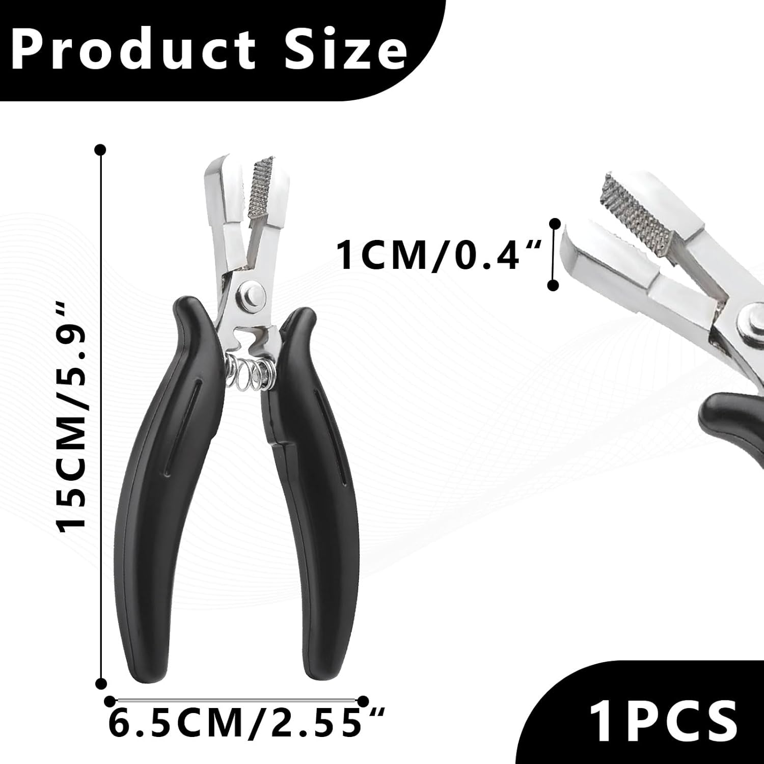 Extensions Pliers, Bonding Pliers, Bonding Pliers for Removal, Extensions Remover, Hair Extension Tool, Bonding Pliers for Bonding Extensions, Hair Extension Pliers for Bonding Extensions (150 G) image number 4