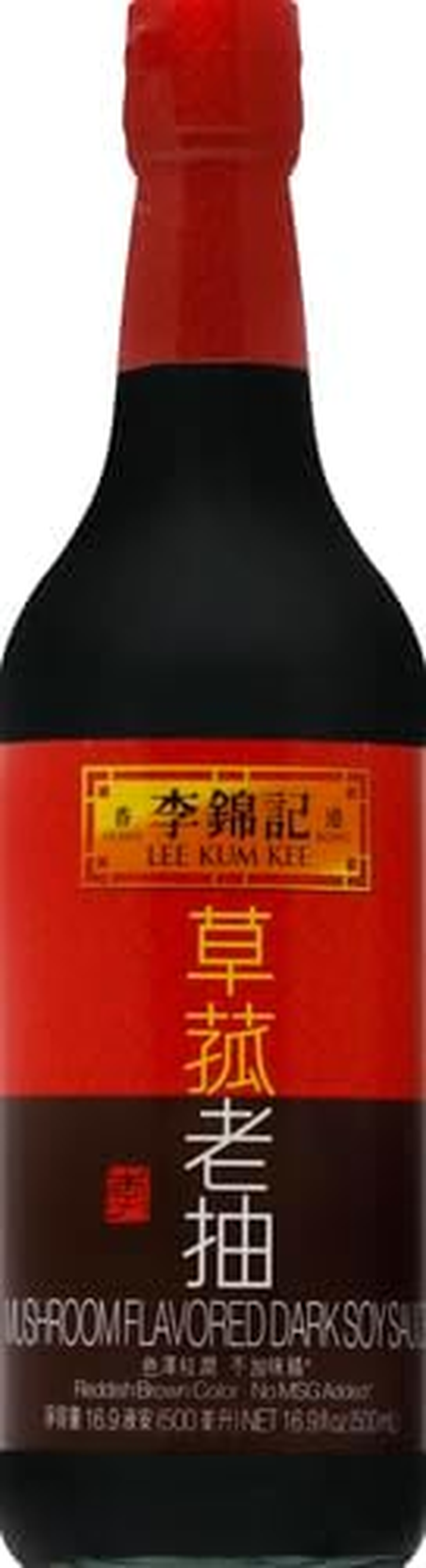 Lee Kum Kee Mushroom Flavoured Dark Soy Sauce, 500 Ml image number 3