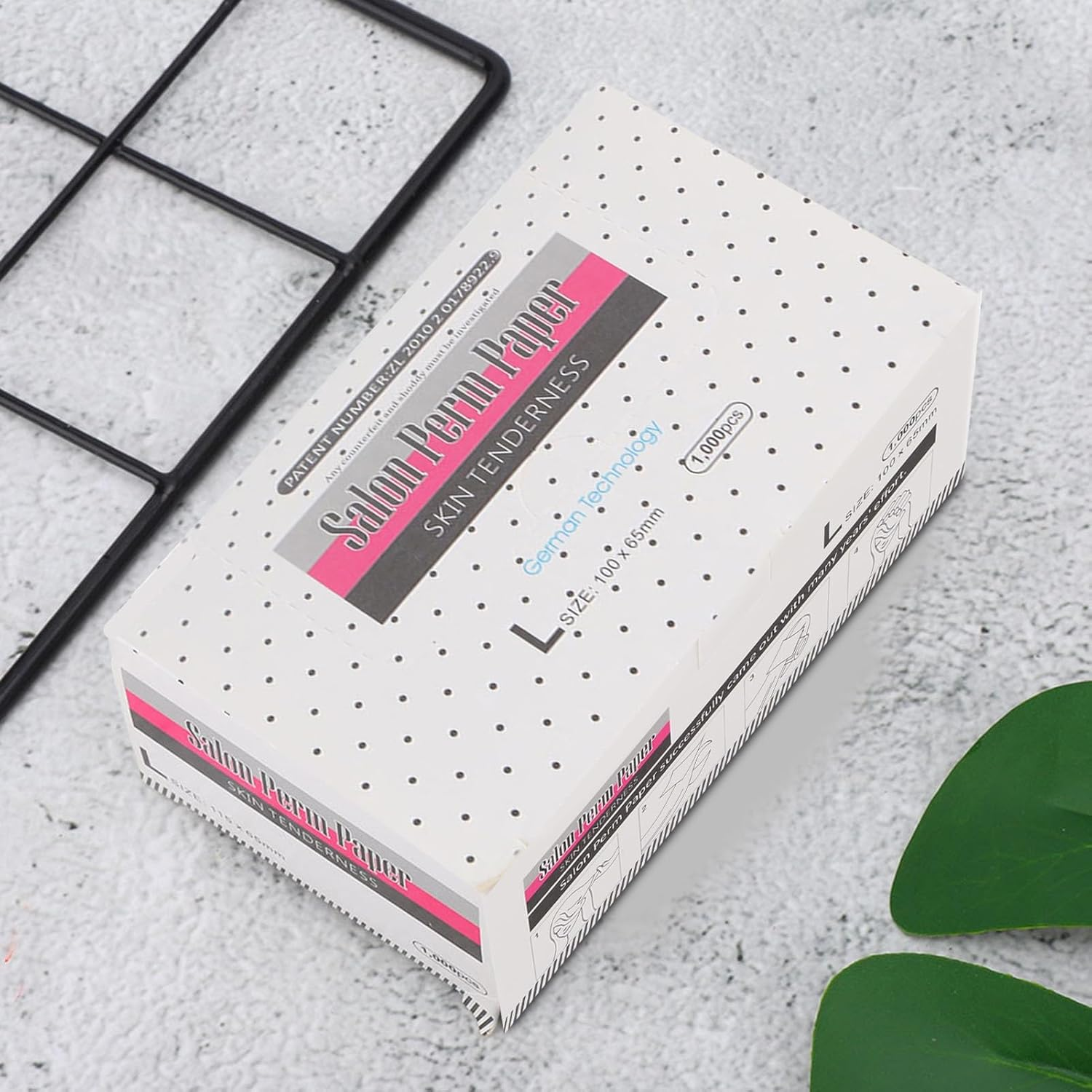 Hair Perm Paper for Barber Shop - Ultra-Thin Mesh Breathable Perming Paper Hairdressing Tool for Salon Styles - Professional Perm for Color Treated, Thin or Delicate Hair image number 1