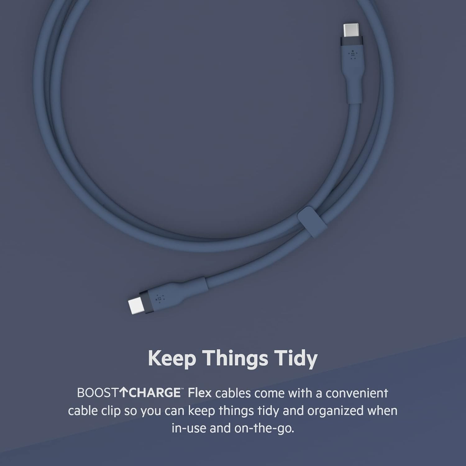 Belkin Boostcharge Flex Silicone USB C Charger Cable, USB-IF Certified USB Type C to USB Type C Charging Cable for Iphone 16, 15, Galaxy S24, S23, Ipad, Macbook, Note, Pixel and More - 1M, Blue