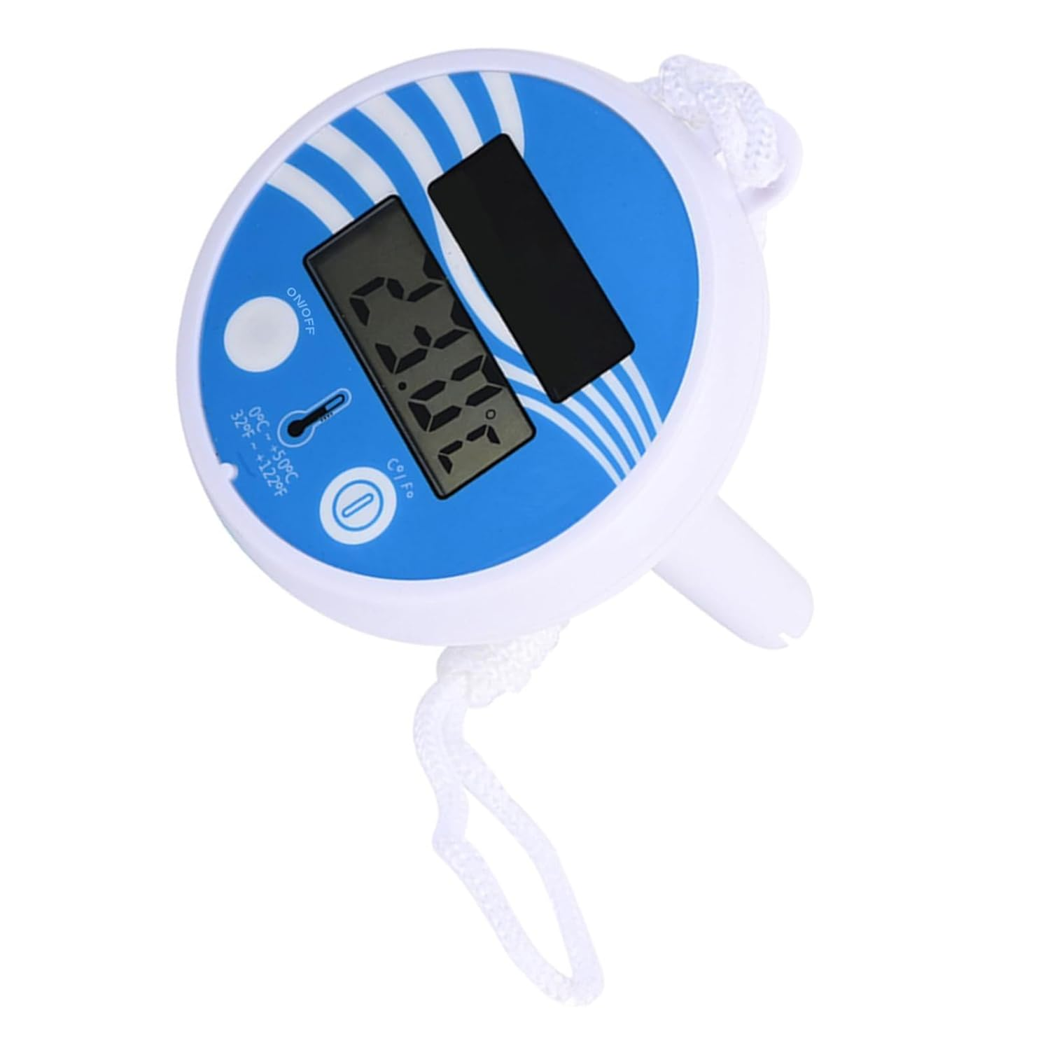 Easy Read Pool Thermometer Solar Powered Waterproof Pool Thermometer Floating Easy Read Digital Pool Thermometer image number 1