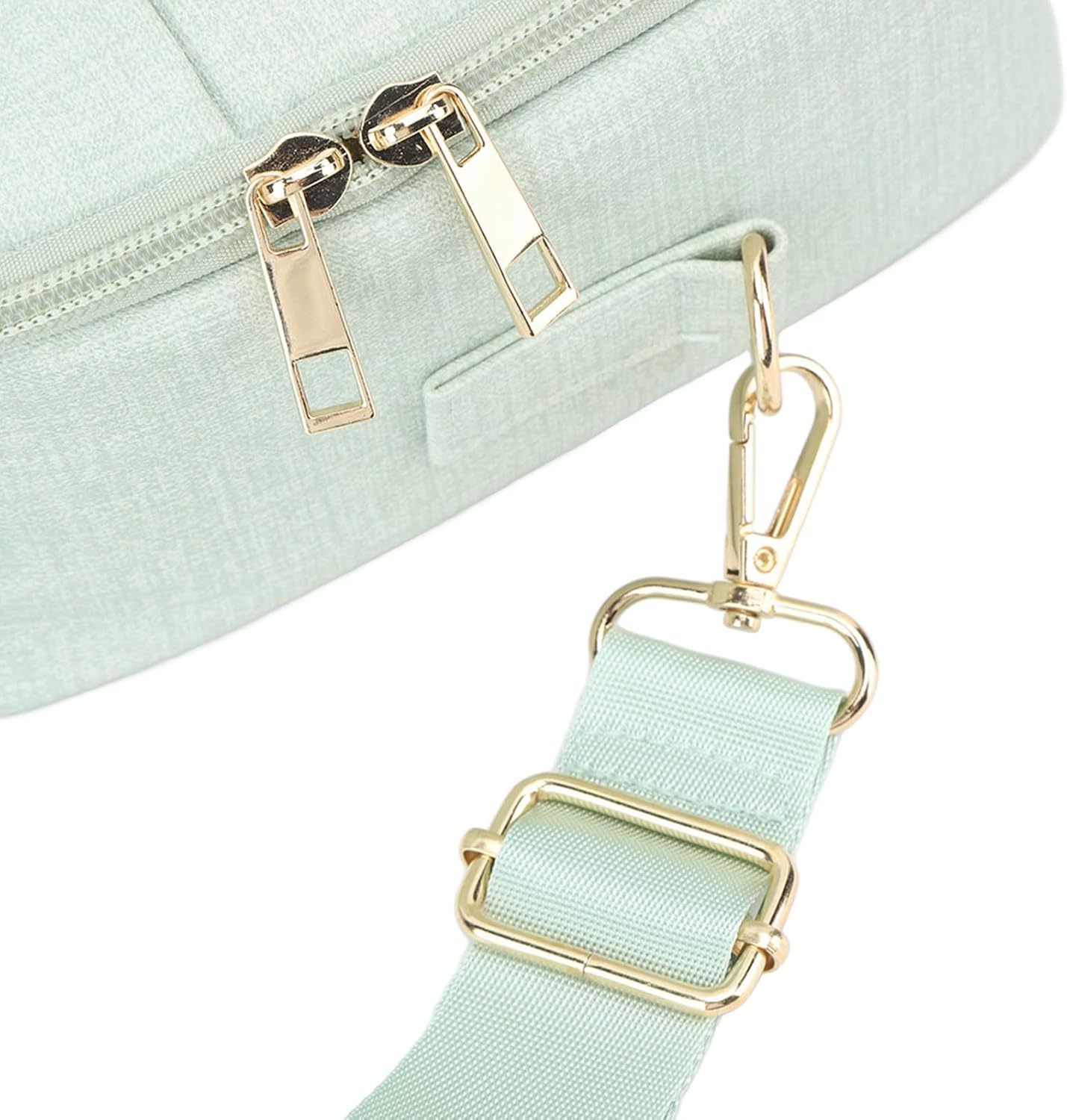 RASTKY Adjustable Shoulder Strap, Thickened Padding, Wide Opening, Camera Bag Large Capacity for CP910 1200 1300 DSLR, Suitable for Travel and Outdoor Adventures (Green) - Blue image number 5