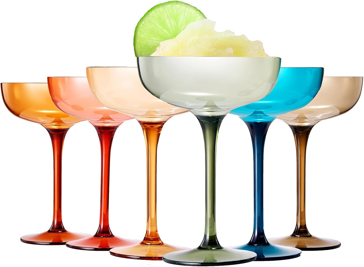 Khen Shatterproof Tritan | 6 Set | Muted Color European Design Drinkware Unbreakable Colored, Bpa-Free Plastic, Reusable, Indoor & Outdoor image number 2