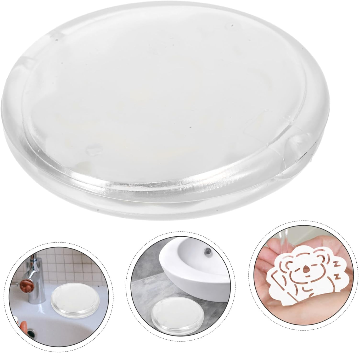 UTHCLO Travel Essential 50 Pack Soap Flakes Sheets Pp Material Convenient for Camping Hiking and Business Trips image number 2