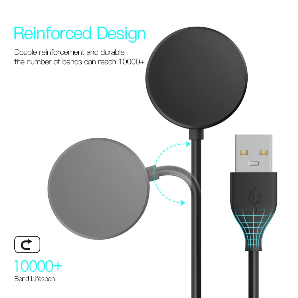 Compatible with Samsung Galaxy Watch Charger Cable (2 Pack) image number 1
