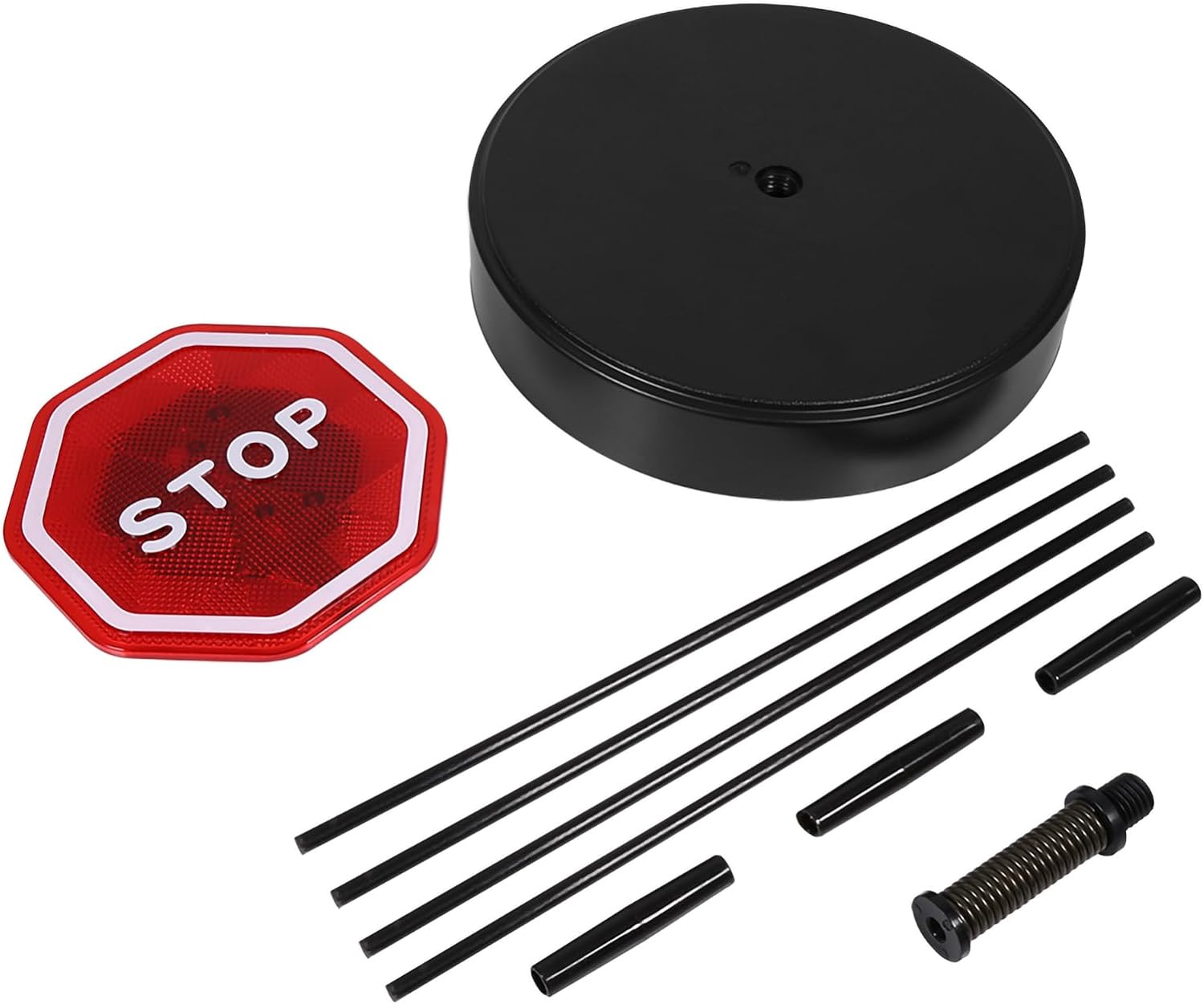 137 X 20.5 X 12.7Cm/53.9 X 8.1 X 5 Parking Stop Sensor with Adjustable Stand Auto Parking Detector for Garage Port LED Stop Sign Parking Assist, Flashing LED Stop Sensor