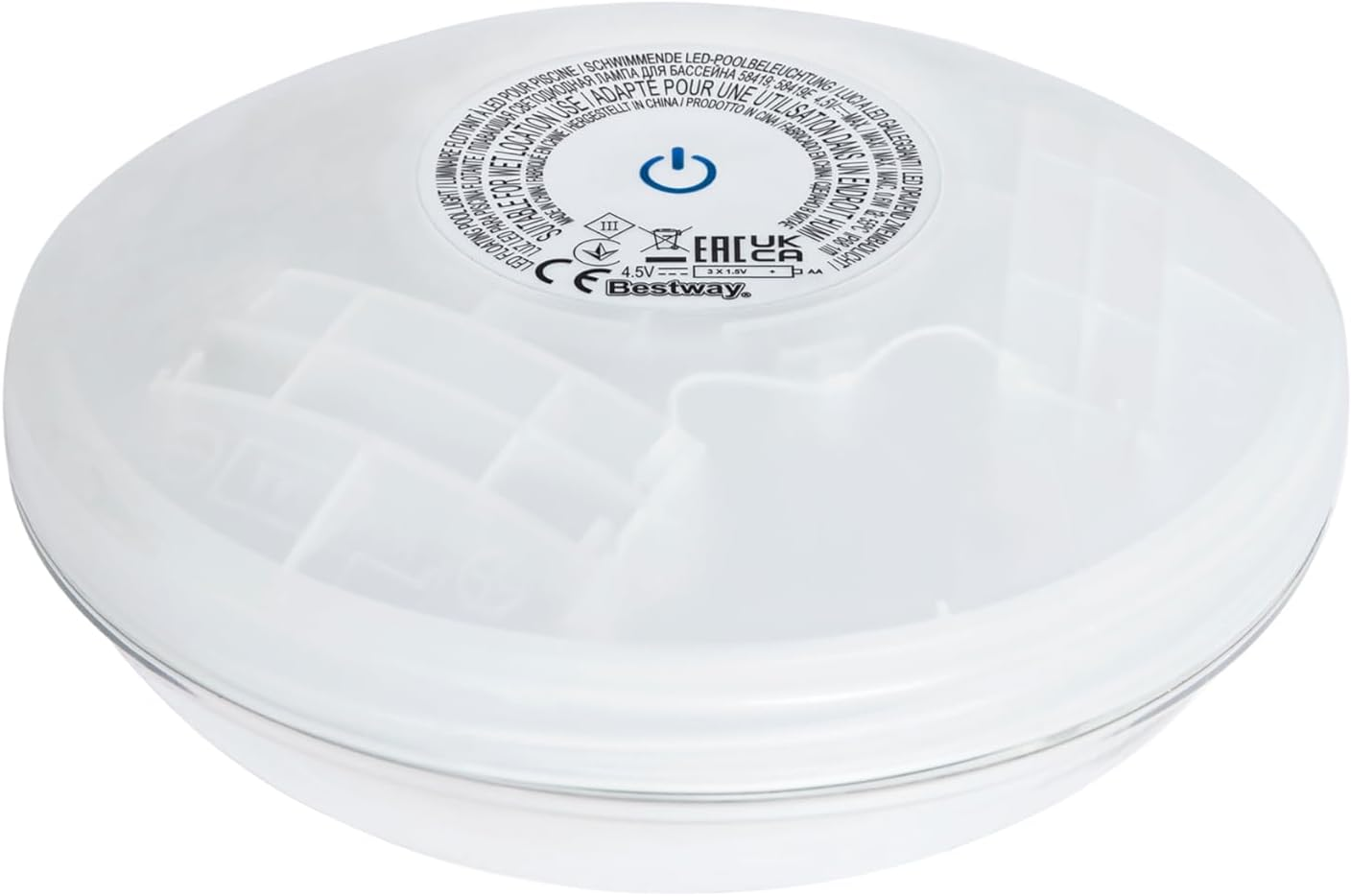 Bestway LED Pool Float Lamp, Floating Light, 7-Mode Lighting, Multi Color, Floatbright&copy;, IP68 Waterproof, Projects 2.4M Diameter, One Hour Auto Shutoff, for Pool & Outdoor Use image number 4