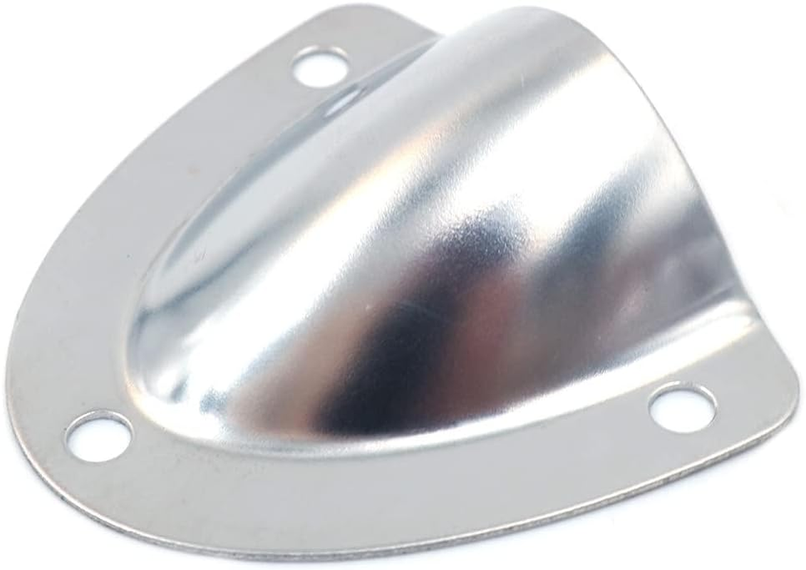 4X ZONADA Wire Cable Vent Cover, 45Mm 316 Stainless Steel Clamshell Vent, Marine Grade, Clam Shell Vent for Boat image number 4