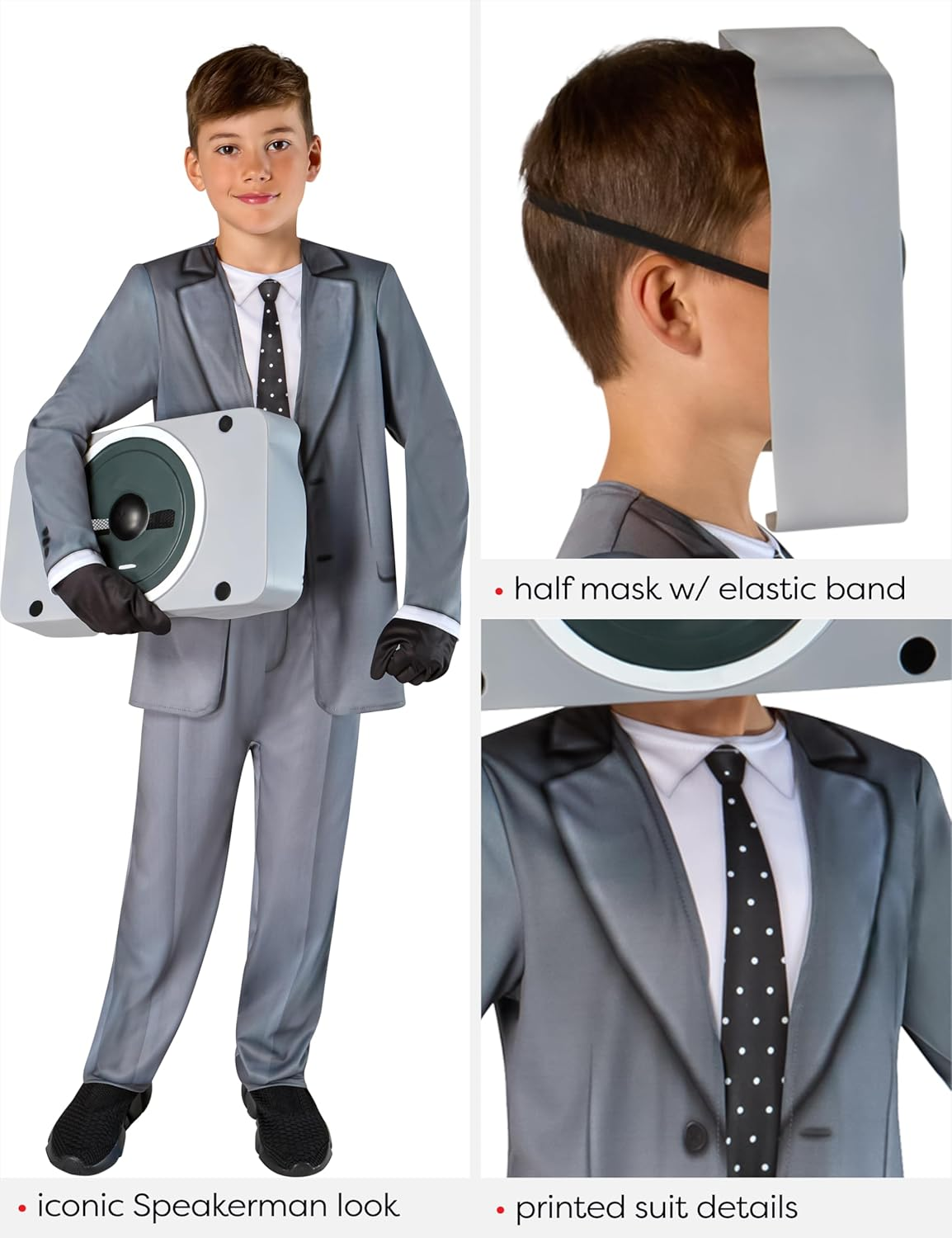 Speakerman Costume for Kids - Skibidi Toilet image number 6