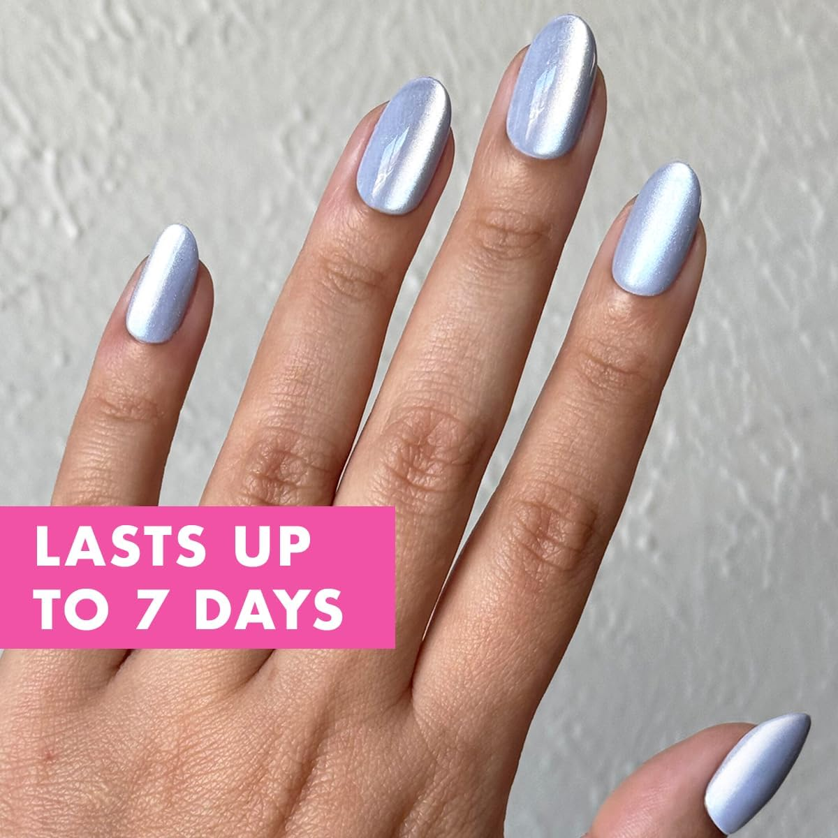 Olive & June Super Stick Hands - Press on Nails - Oval Medium - No Glue Needed - 32 Tabs in 16 Sizes - Non-Toxic - Easy to Apply, No Harmful - Realistic Look - 7 Days - Bp Velvet image number 6