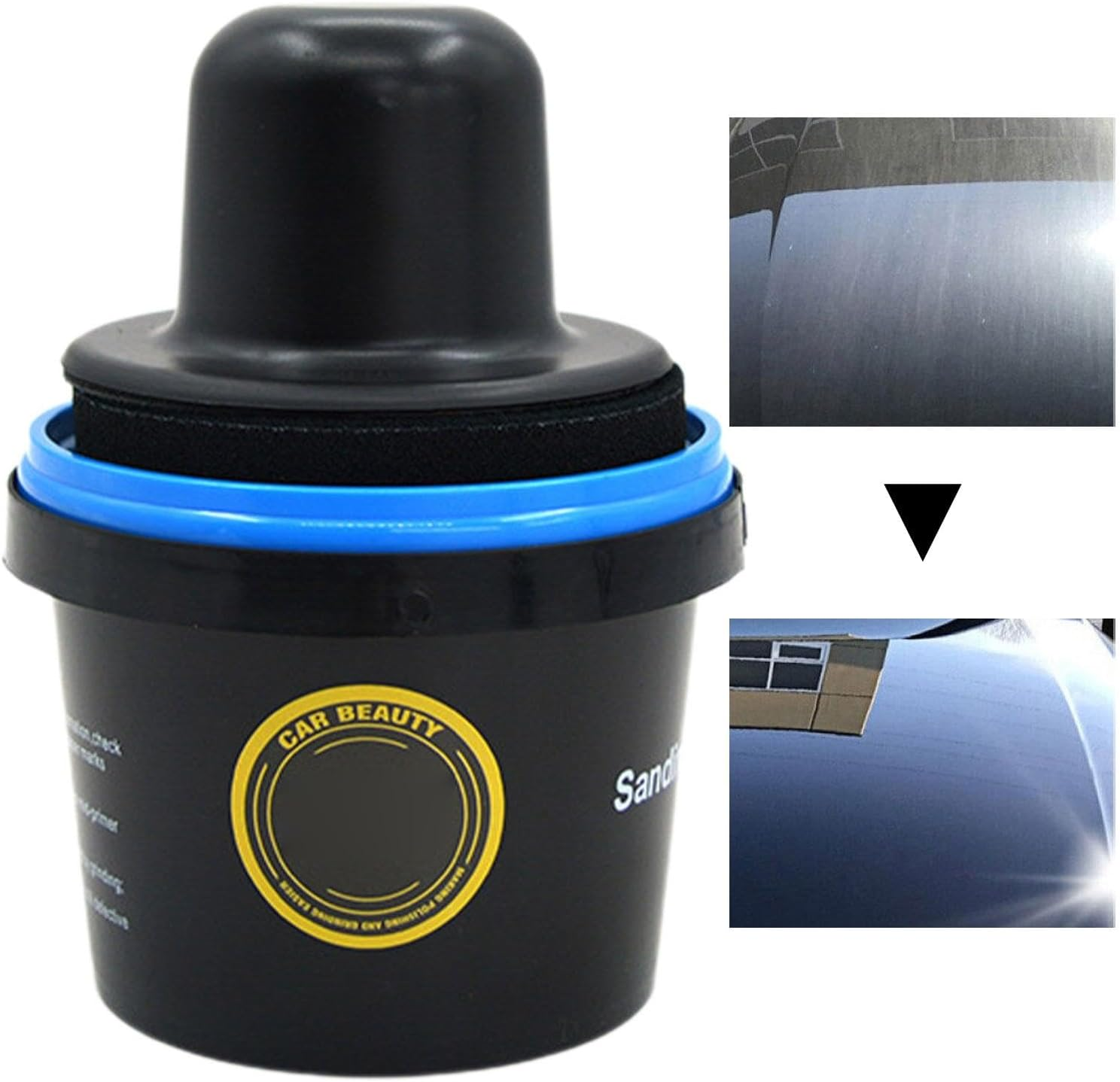 Car Body Powder Guide Coat - Dry Car Sheet Metal Grinding, Polishing with Carbon Powder | Carbon Powder Indicator for Atomic Putty Grinding, RE image number 1