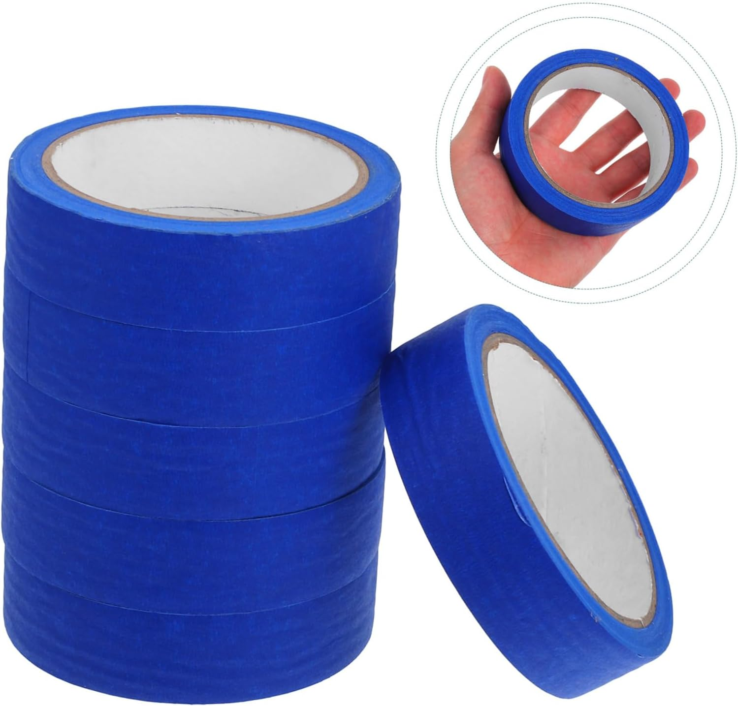 DOITOOL 6 Rolls Painters Tape Wide Masking Tape for Multi Purpose Painting Strong Adhesive for Crafts Decoration and DIY Projects Yards image number 3