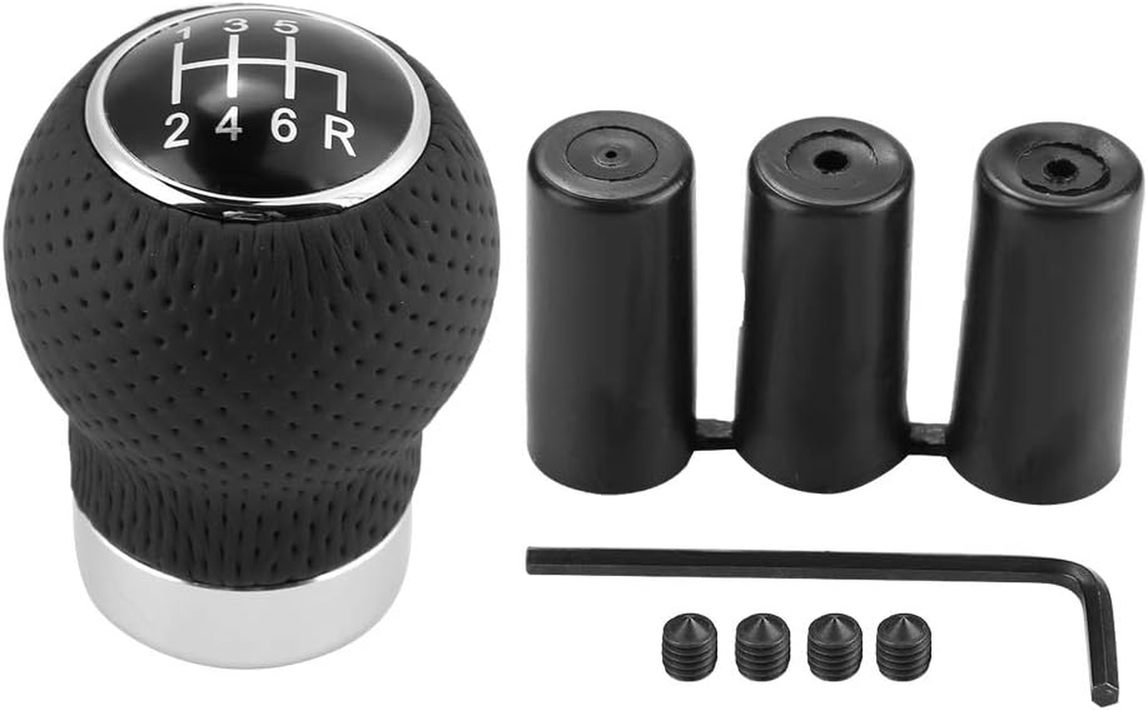 Universal Car Gear Shift Knob Stick Head Shifter Lever Luxury Fashionable 5 Speed 6 Speed (6 Speed) image number 2