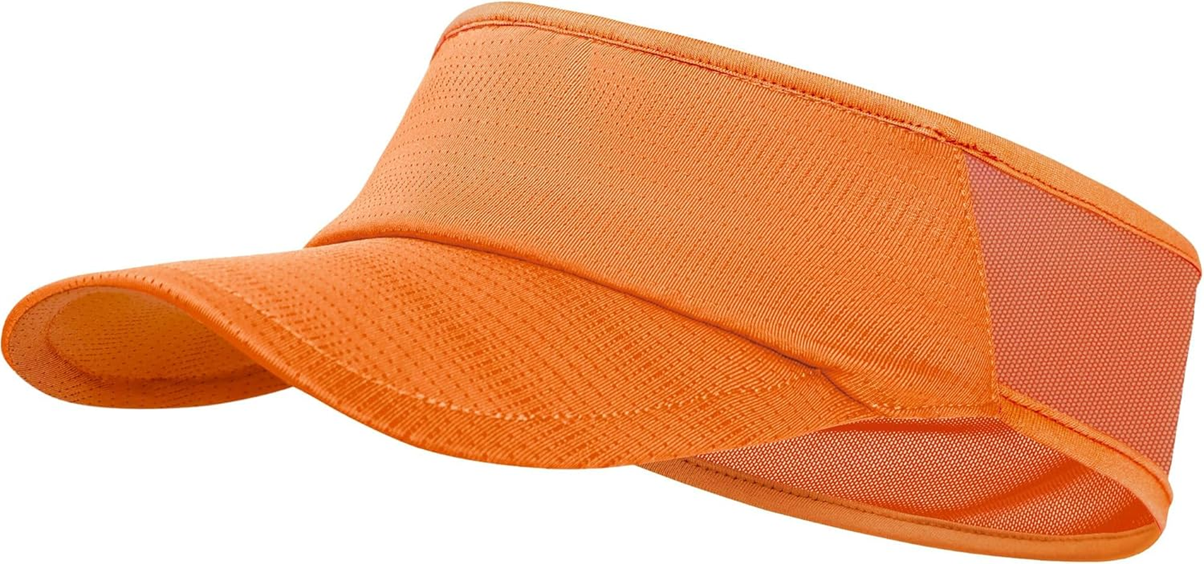 Dumrotite Sports Sun Visor Women Men, Cooling Stretchy Visor Hats Summer Packable Ponytail Sun Hat for Running, Golf, Tennis image number 6