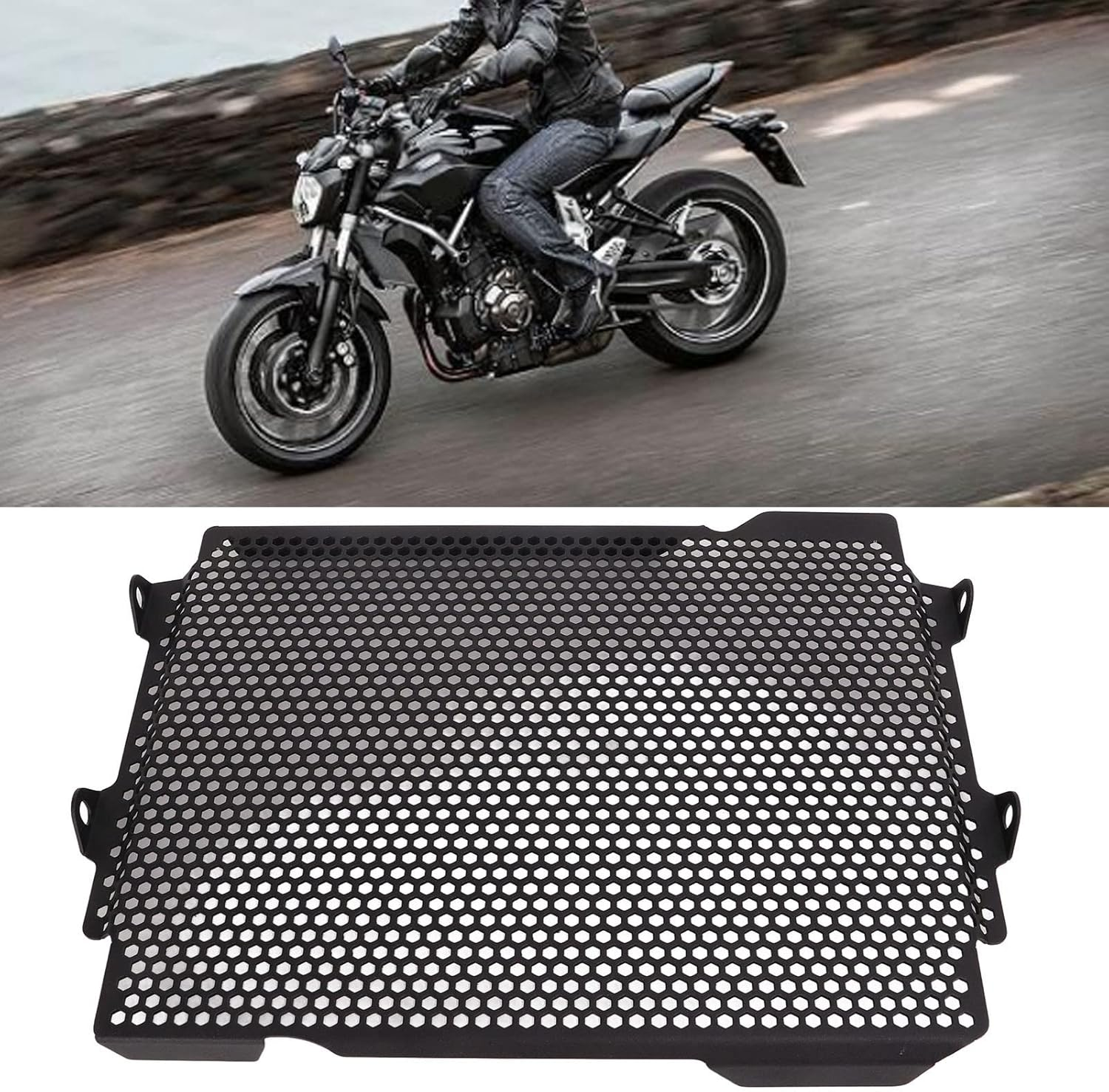 Motorcycle Radiator Grille for MT07 TRACER 700 TRACER 7 GT, Motorcycle Radiator Cover Replacement, Motorcycle Radiator Protector Guard, Fully Effectively