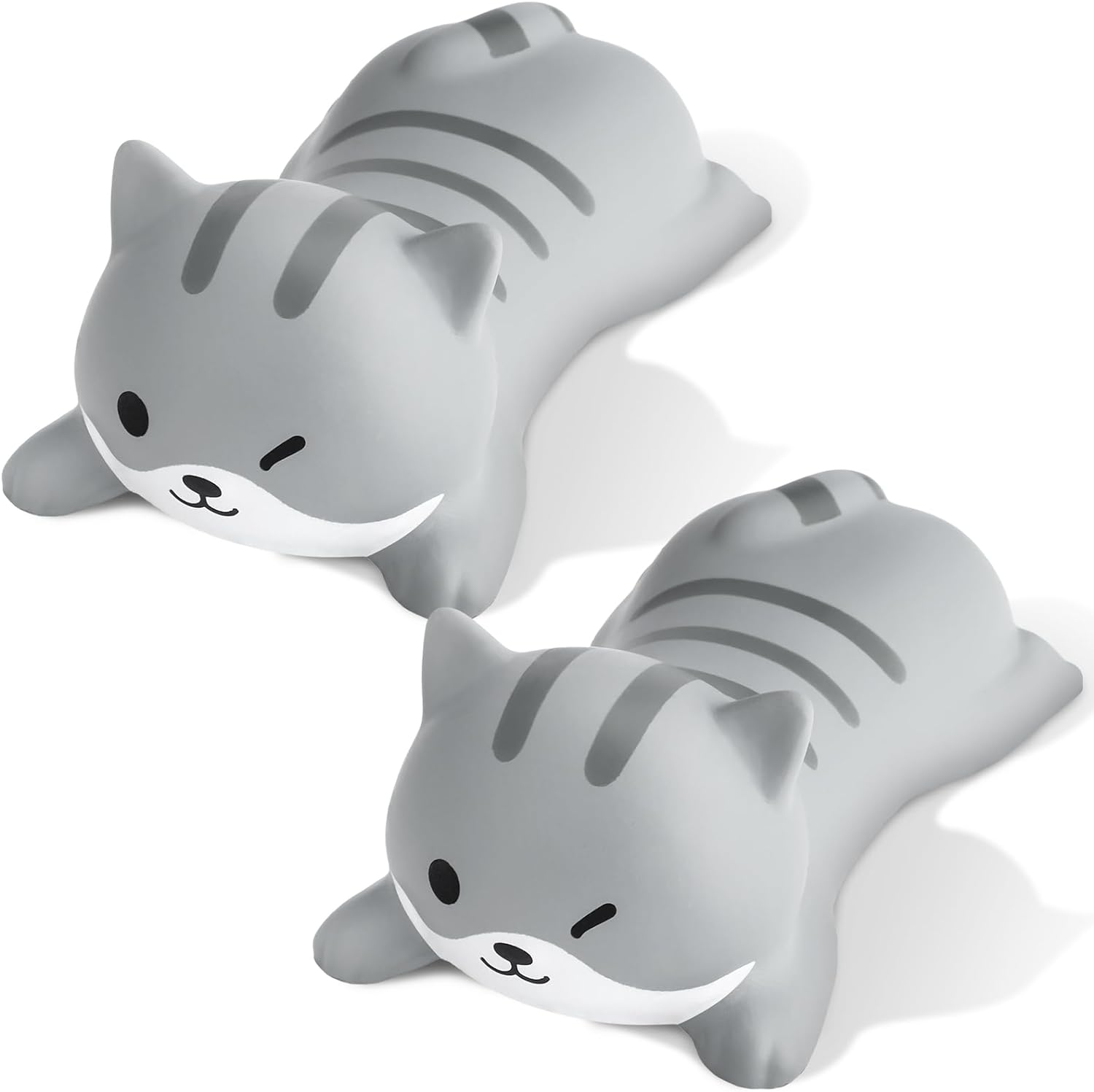Kanayu 2 Pcs Cat Wrist Rest Support for Mouse Cute Wrist Rest Keyboard Computer Kawaii Mouse Pad Pet Shape Arm Foam Non Slip Cat Desk Accessories for Women Office Supplies Cushion Computer image number 6