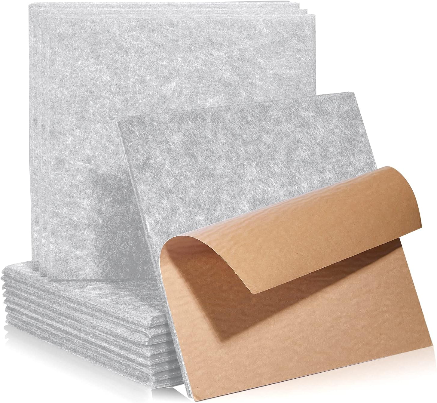 12 Pack Set Acoustic Absorption Panel, 30 X 30 X 0.9Cm Acoustic Soundproofing Insulation Panel Beveled Edge Tiles, Great for Wall Decoration and Acoustic Treatment While