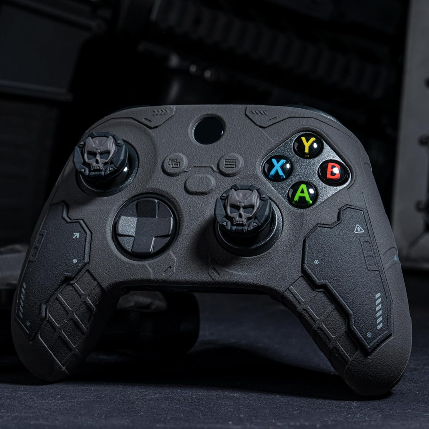 G.S.TAC Edge Compatible with Skin Xbox Series X/S Controller, Anti-Slip Silicone Protective Cover Skin Case with 2 Thumb Grip Caps image number 3