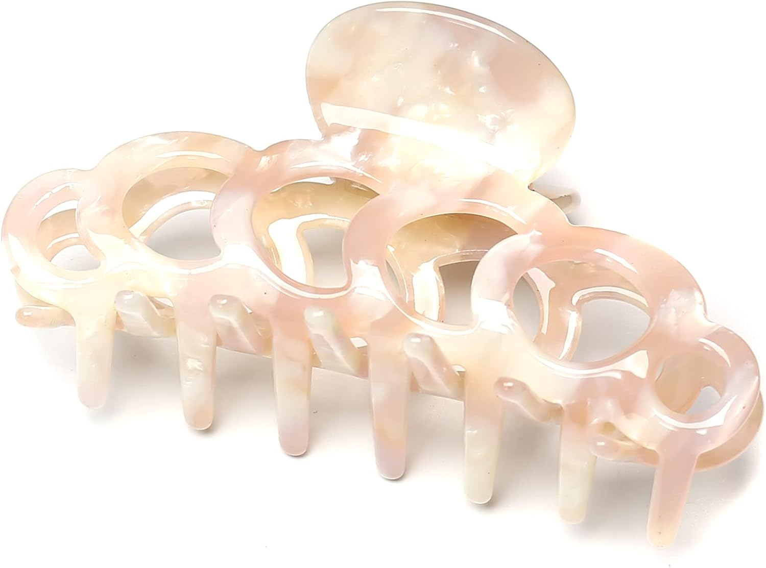 Qingoo Turtle Medium Hair Clip Cellulose Acetate Hair Clip Hair Accessories Exquisite Headpiece for Medium Thick Short Medium Hair 1 Piece (9.2 Cm X 5 Cm Tortoise)