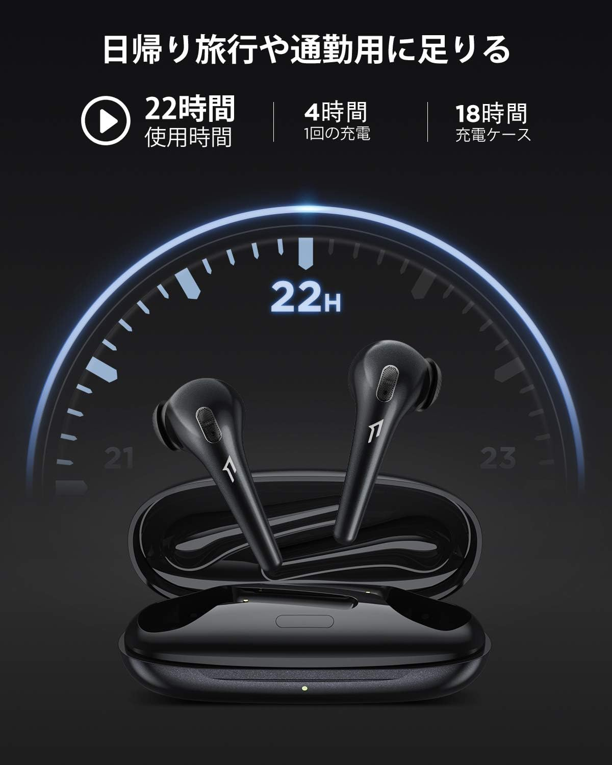 1MORE ESS3001T Comfobuds True Wireless IE Headphones Black image number 5