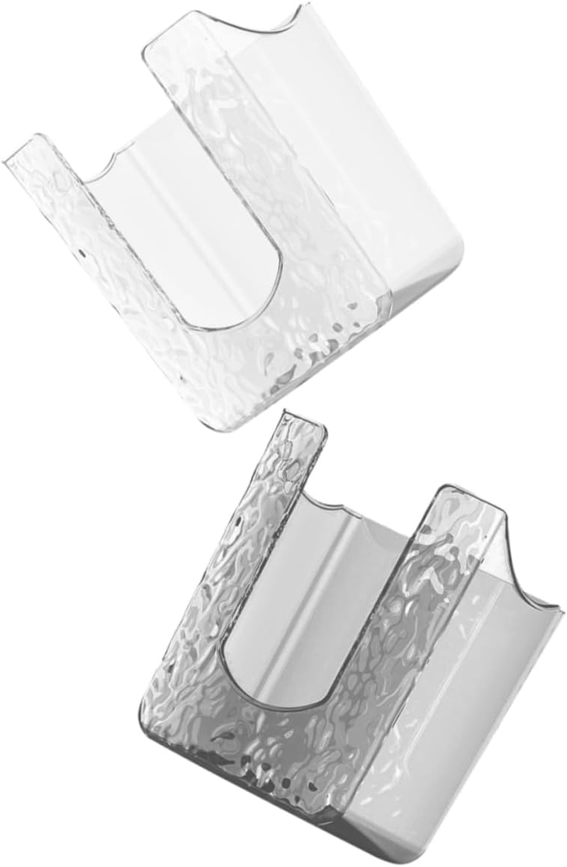 2Pcs Wall Mounted Tissue Box Wipes Holder for Bathroom Pattern Design for Wet Wipes and Facial Tissues Storage for Bathroom and Kitchen Use