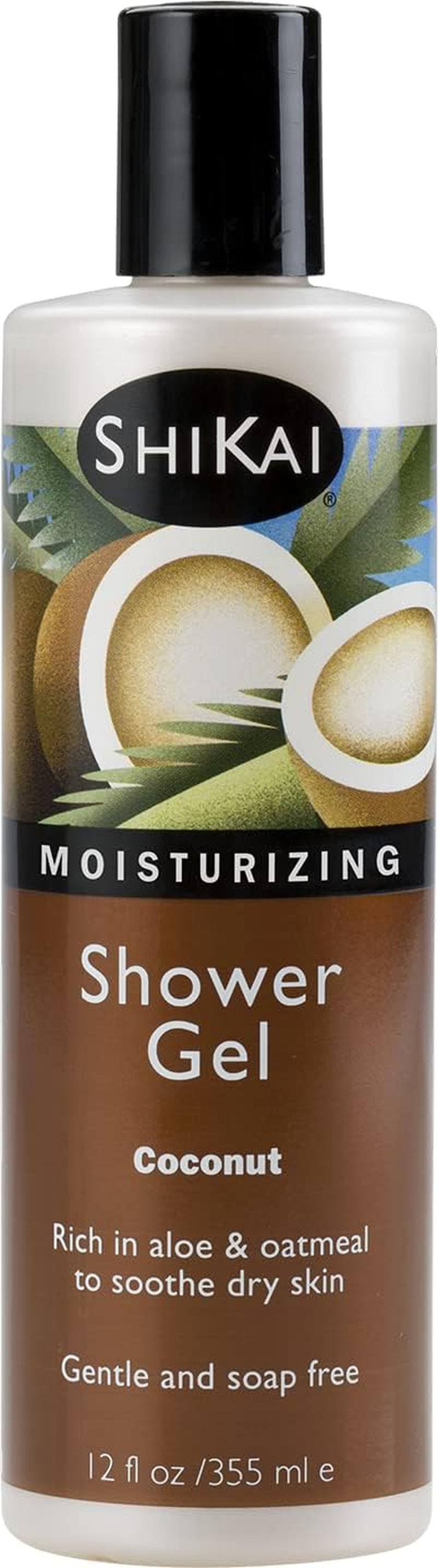 Shikai Moisturizing Shower Body Gel, Sandalwood - 12 Oz image number 3
