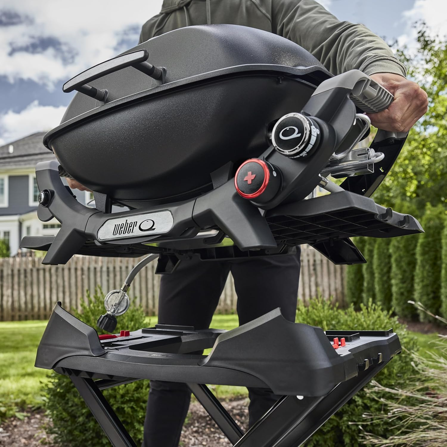 Weber Baby Q and Q Portable Cart - Fits All Generation Q and Baby Q BBQ Models image number 5