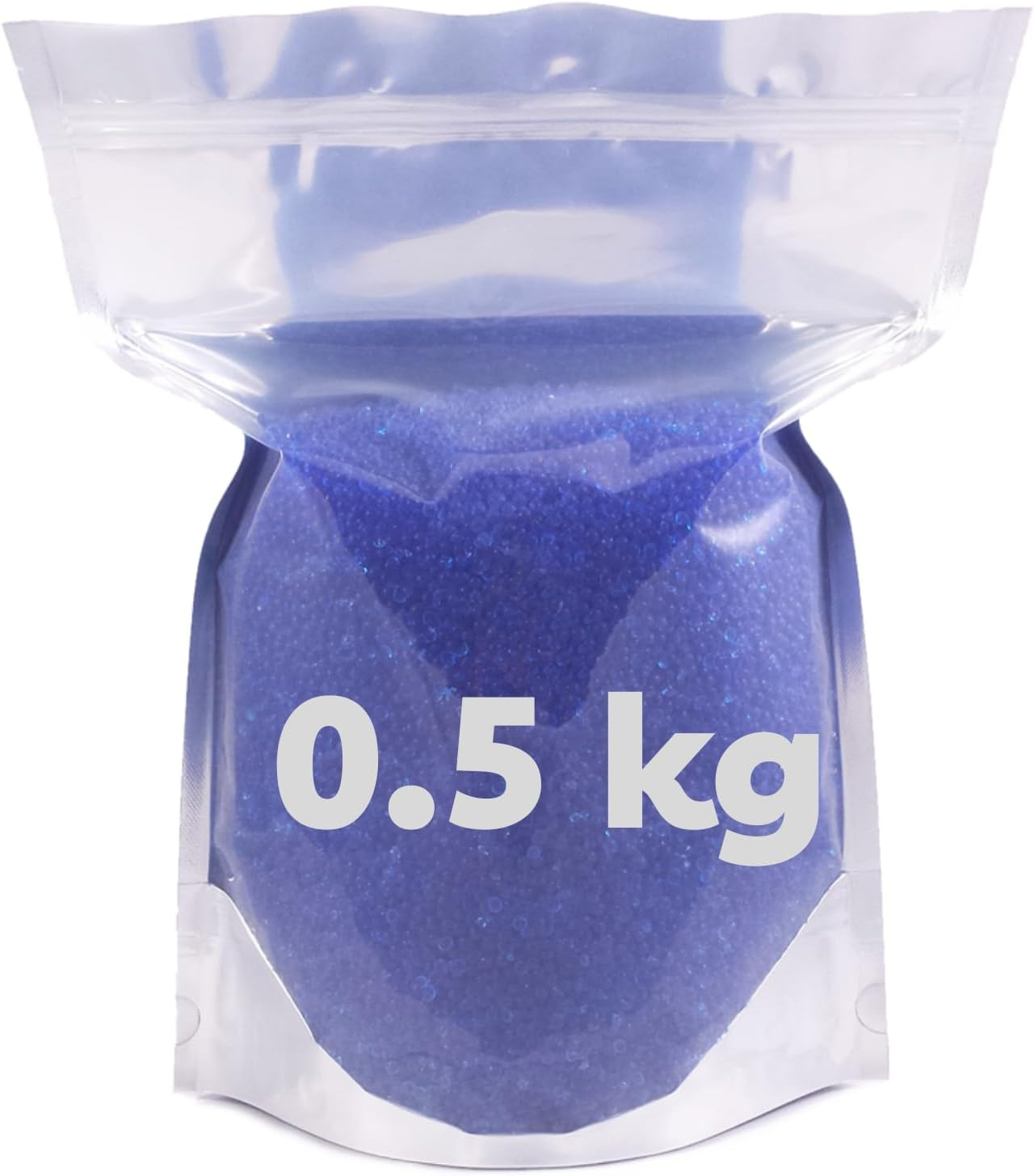 Silica Gel Beads Blue, 3-5Mm (0.5 KG). Blue Silica Gel Beads Turn to Pink to Indicate Reactivation. Reusable Desiccant Beads Rechargeable Moisture Absorber Silica Gel image number 3