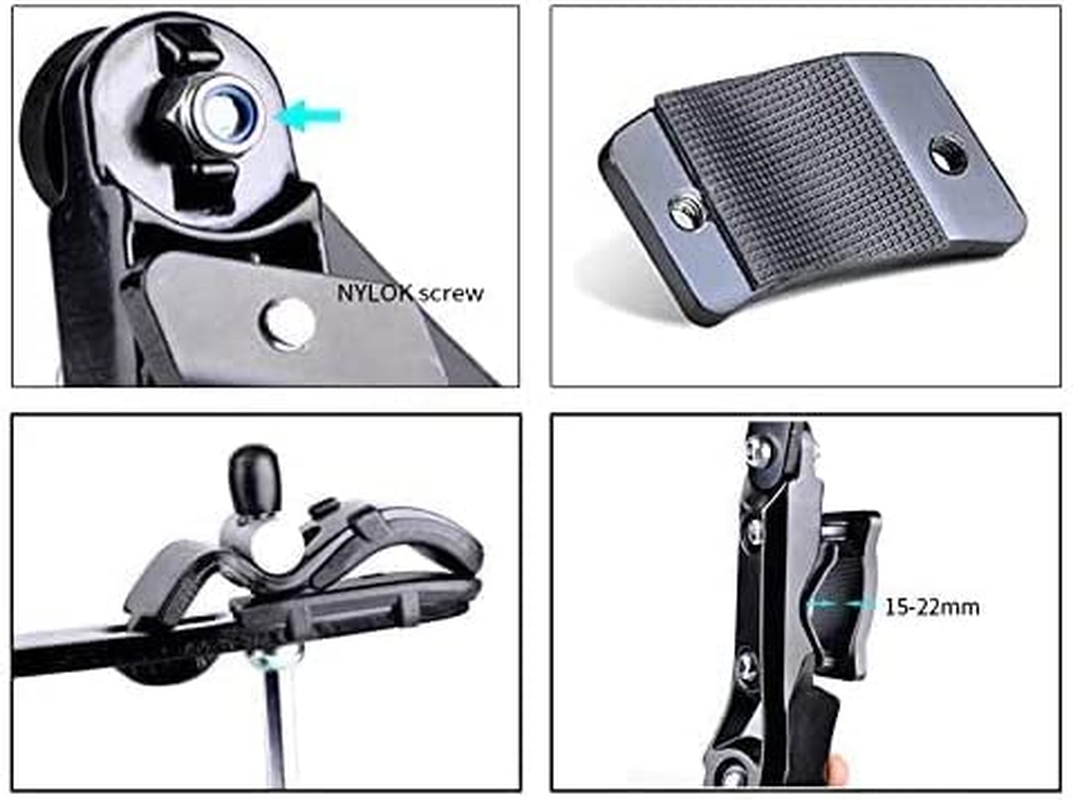 ACESPORT Bicycle Stand Side Stand Bicycle Universal Aluminium Alloy Bicycle Stand Height Adjustable for 24-29 Inch Mountain Bike, Road Bike, Bicycles and Folding Bike, with Non-Slip Rubber Stand image number 1