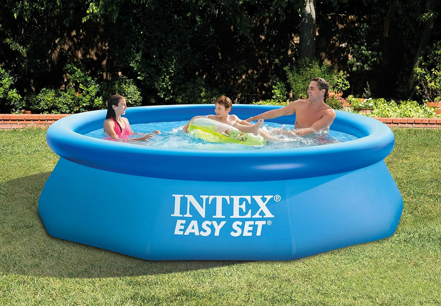 Intex 28122UK Easy Set Pool Set (10 Feet), Blue image number 4