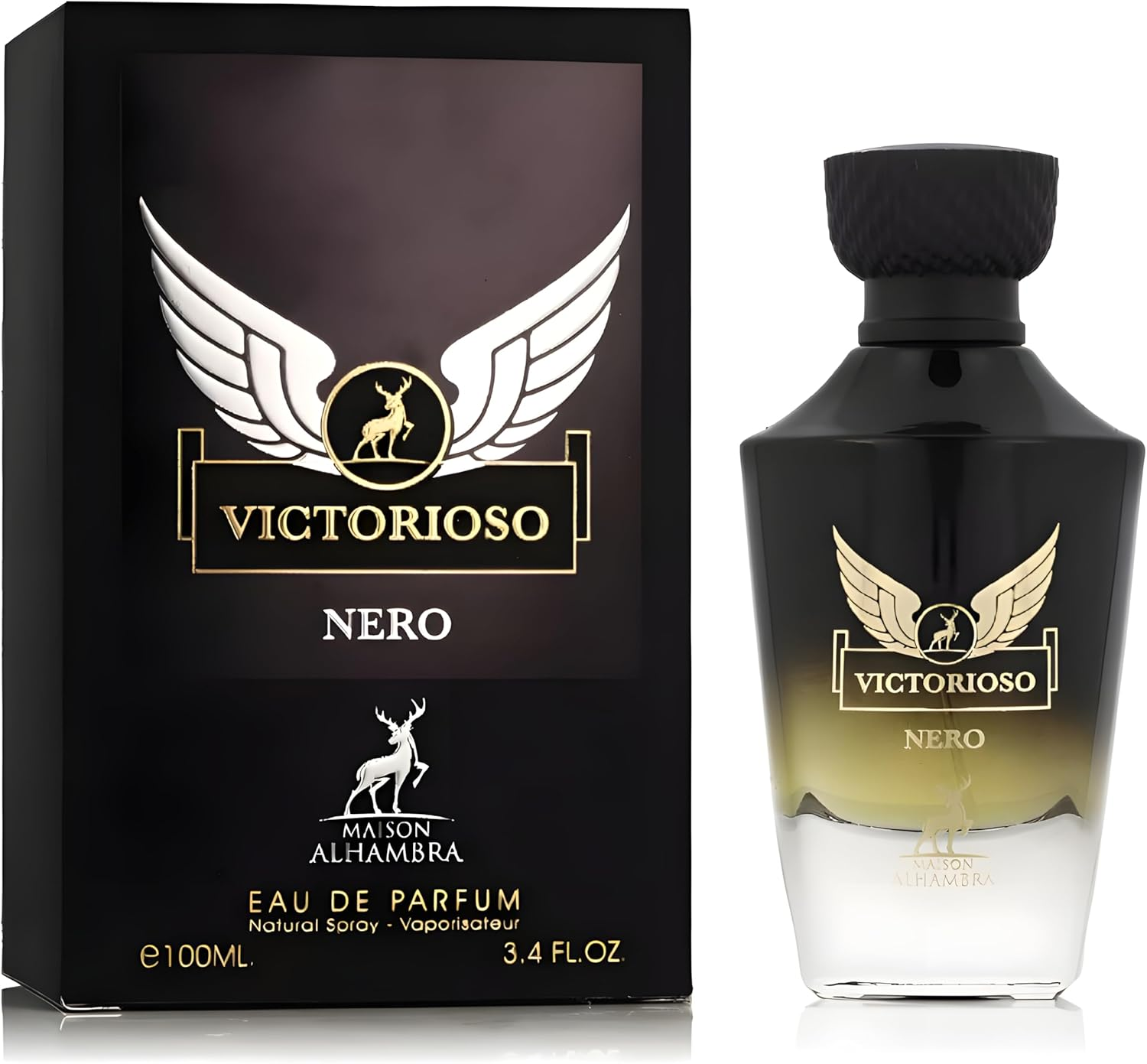 Victorioso - Nero by Maison Alhambra for Men - 3.4 Oz EDP Spray image number 1