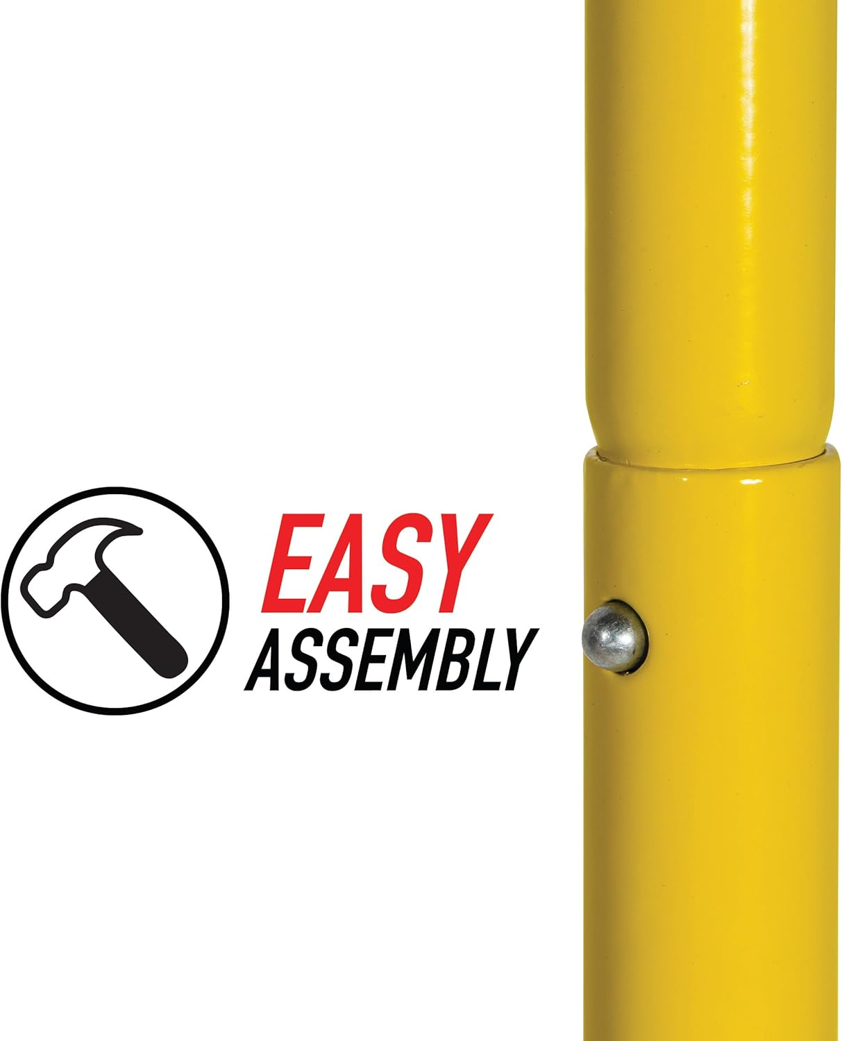 Franklin Sports Authentic Steel Football Goal Post 8.5' X 5.5' - Post for Kids - Football Goal Post Set - Kicking Field Goals - Youth Football Set - Portable Football Goal Post image number 2