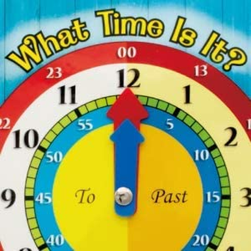 Zazzykid Time Learning Clock for Kids: 5 Clocks (20 X 18Cm) + 5 Erasable Markers &ndash; Teach Children to Telltime image number 4