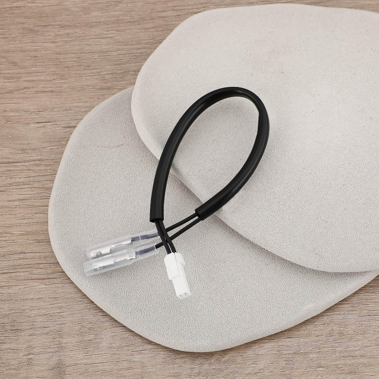 2Pcs Motorcycle LED Indicator Adapter Cable Harness Compatible with Ducati image number 1