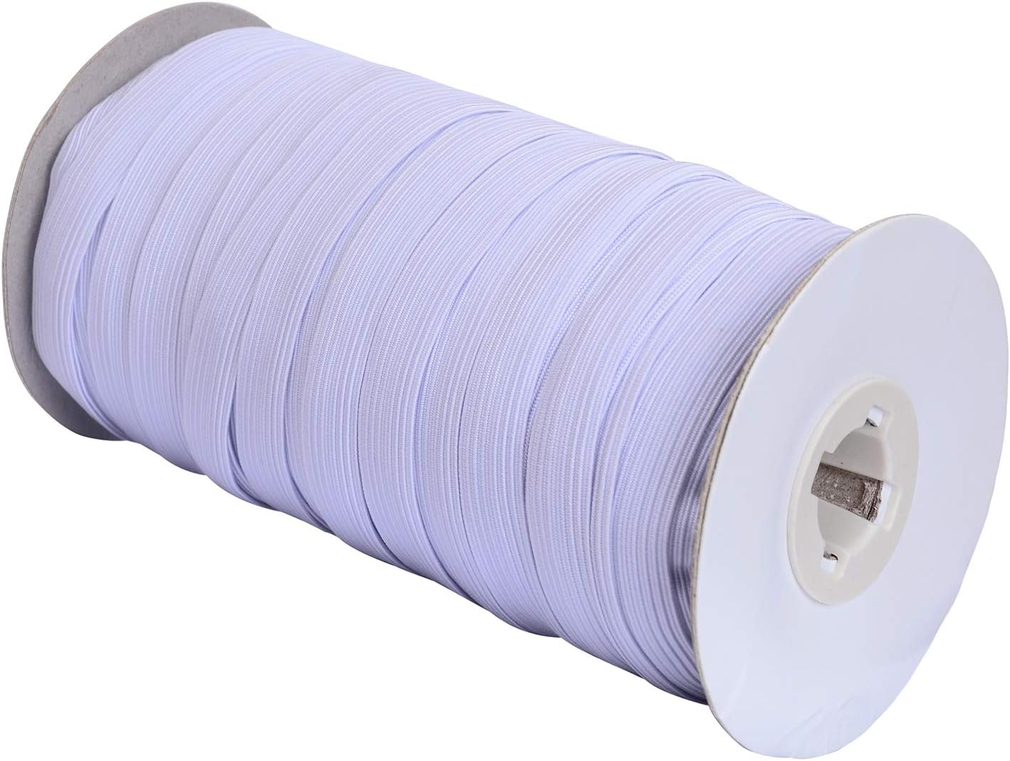 50 Yards Length 1/2" Width Flat Elastic Band for Sewing Stretch Elastic Cord for DIY Projects, Arts & Crafts (White) image number 4