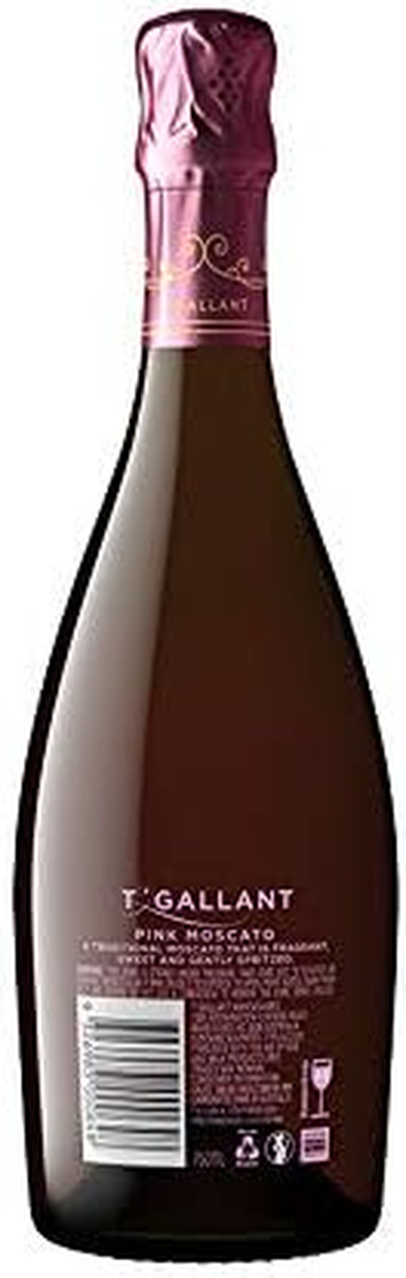 T&rsquo;Gallant Pink Moscato Wine Non-Vintage 750Ml (Case of 6) image number 5