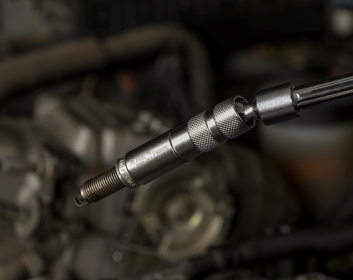 ARES 11000-14Mm Thin Wall Magnetic Swivel Spark Plug Socket - 3/8-Inch Drive 12-Point Spark Plug Socket - Walls 2Mm Thinner than Standard Spark Plug Sockets image number 1