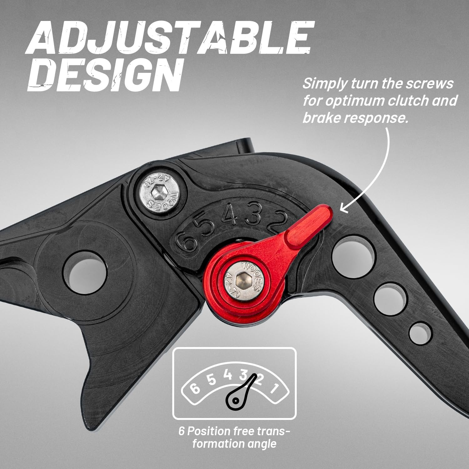 RKV86 Short Brake Clutch Levers Aluminum CNC for Honda CBF1000 (2006-2009),VFR750 (1991-1997),VF750S Sabre (1982-1986), VFR800/ VFR800F (2002-2020), VTR1000F Firestorm (1998-2005) Black image number 7