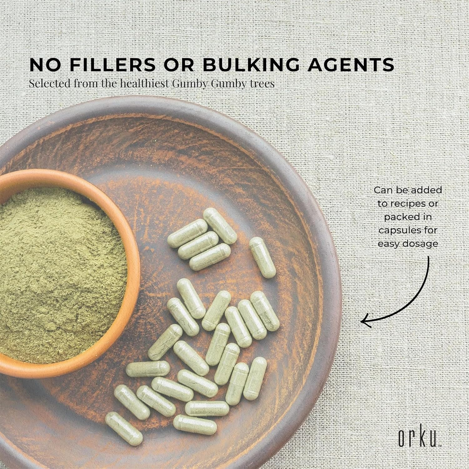 400G Gumby Gumby Pure Powder - Gumbi Aboriginal Plant Pittosporum Angustifolum image number 3