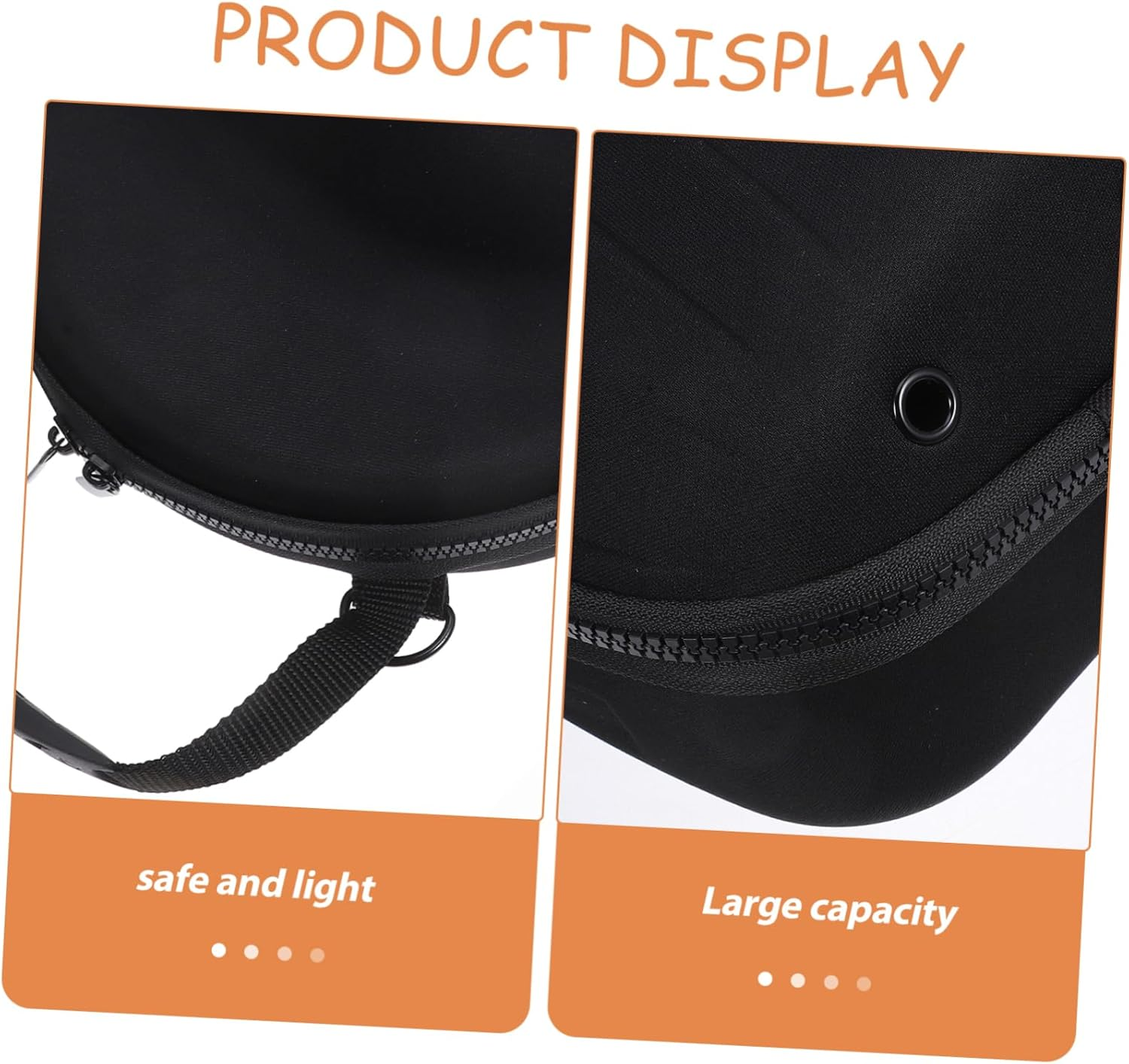 SOESFOUFU Cap Storage Bag Baseball Hat Case Travel Cap Carrier Case Travel Bag for Men image number 6