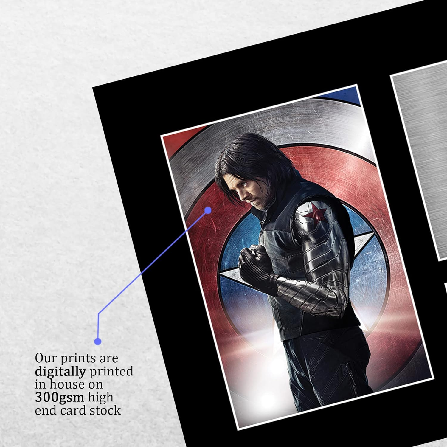 HWC Trading A4 Sebastian Stan Bucky Barnes Gifts Printed Signed Autograph Picture for Movie Memorabilia Fans - (Unframed) Sebastian Stan image number 3