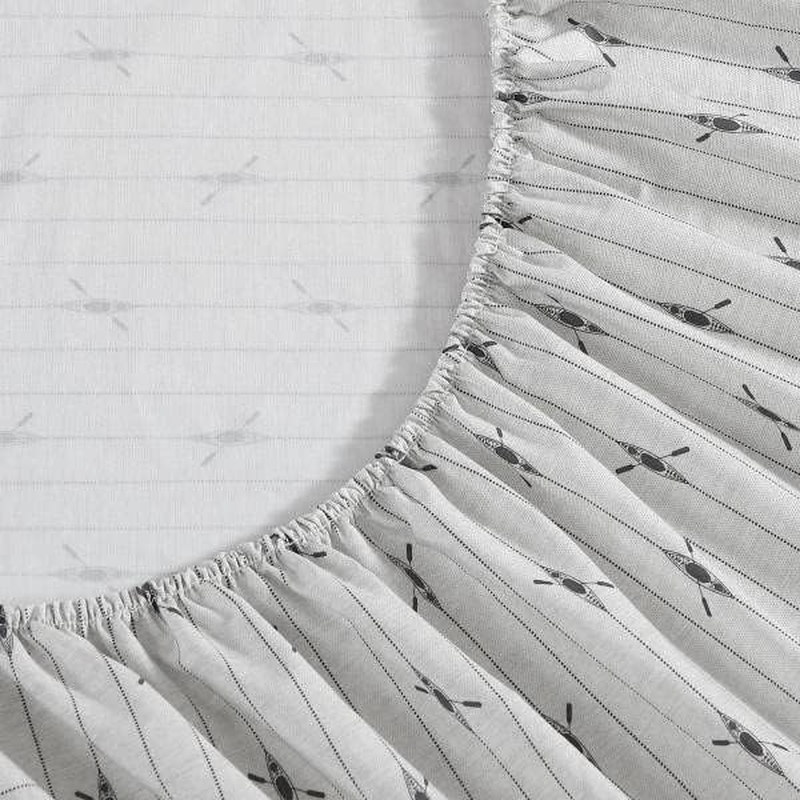 Eddie Bauer - King Sheets, Cotton Percale Bedding Set, Crisp & Cool Home Decor (Downstream, King) image number 2